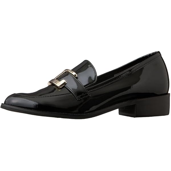 Amazon | [ダイアナ] ローヒール・フラットシューズ 日本製 黒